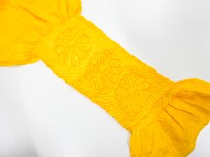 正絹　絞り　帯揚げ